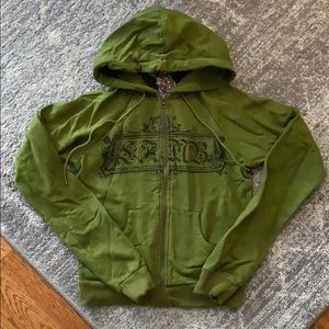 L.A.M.B. Hoodie Olive Green size XS